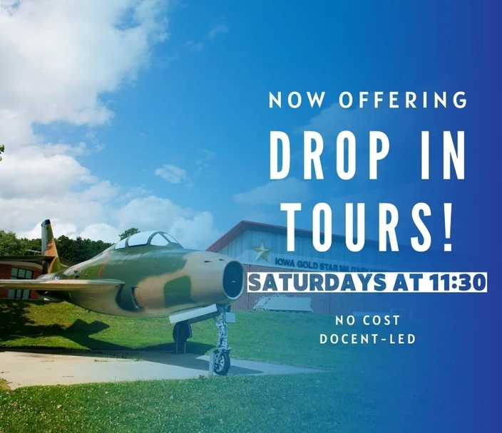 Now offering drop in tours Saturdays at 11:30 no cost docent-led