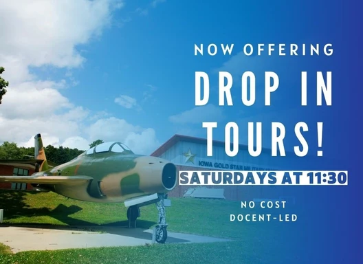 Now offering drop in tours Saturdays at 11:30 no cost docent-led