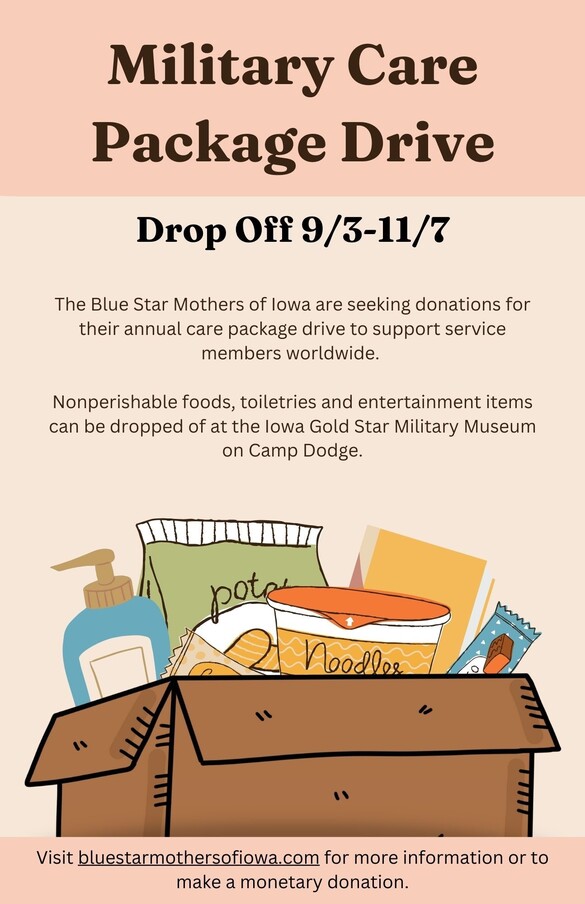 Care Package Drive Flyer